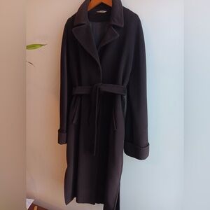 ViaSpiga Italian Wool Brown Coat - size 10 -